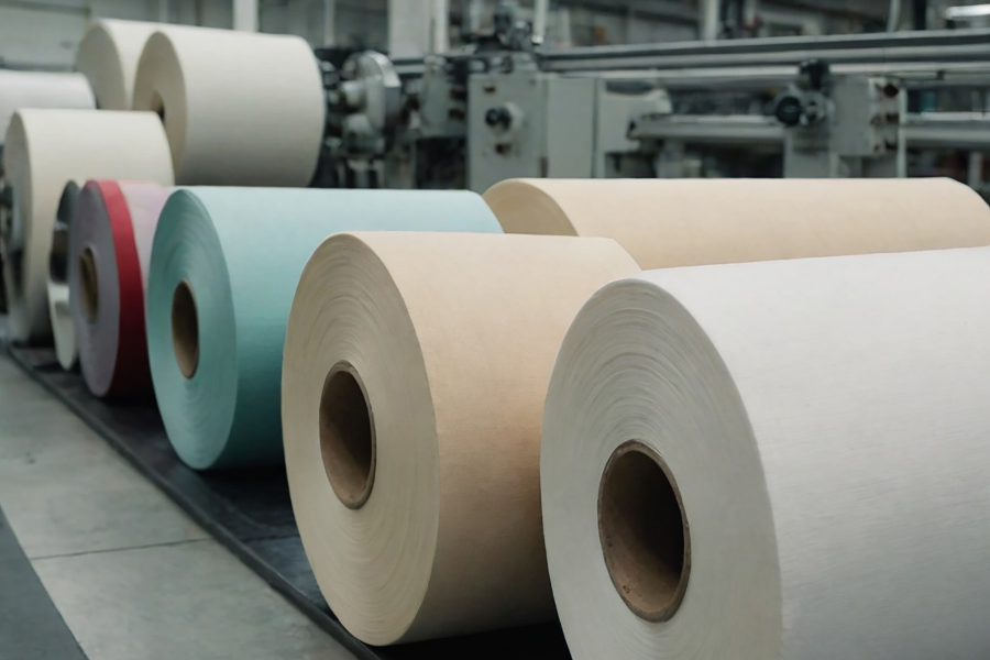 Bobina de Papel Kraft em Lins